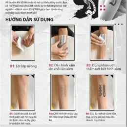 hướng dẫn sử dụng 16 em xăm bông hồng lên da lời bài hát
