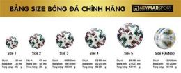 hướng dẫn sử dụng bóng đá tiêu chuẩn size bao nhiêu