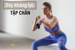 hướng dẫn sử dụng các bài tập chân với dây kháng lực trong bóng đá