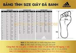 hướng dẫn sử dụng các hãng giày đá bóng