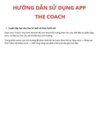 hướng dẫn sử dụng coach bóng đá