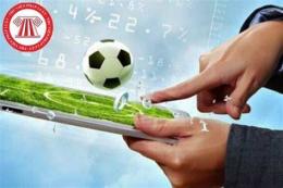 hướng dẫn sử dụng đặt cược bóng đá hợp pháp