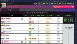 hướng dẫn sử dụng game quản lý bóng đá online