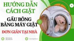 hướng dẫn sử dụng giặt gấu bông đà nẵng