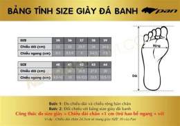 hướng dẫn sử dụng giày bóng đá pan