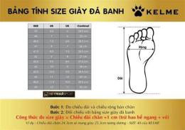 hướng dẫn sử dụng kelme giày bóng đá