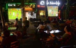 hướng dẫn sử dụng quán cafe chiếu bóng đá đêm
