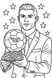 hướng dẫn sử dụng ronaldo world cup tranh tô màu cầu thủ bóng đá