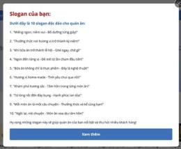 hướng dẫn sử dụng slogan bóng đá