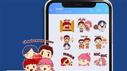 hướng dẫn sử dụng sticker bóng đá