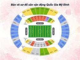 hướng dẫn sử dụng vé đá bóng sân vận động mỹ đình