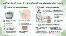 hướng dẫn sử dụng vùng kín bị khô bong da