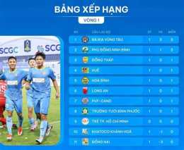 hướng dẫn sử dụng xếp hạng bóng đá hạng nhất việt nam
