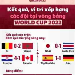 kết quả tỉ số bóng đá world cup