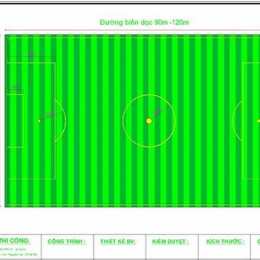 kích thước sân bóng đá tiêu chuẩn fifa