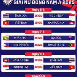 lịch bóng đá đông nam á aff cup