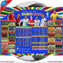 lịch bóng đá euro 2016