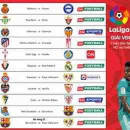 lịch bóng đá la liga 2025