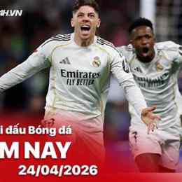 lịch bóng đá real madrid hôm nay