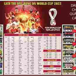 lich bong da world cup 2022