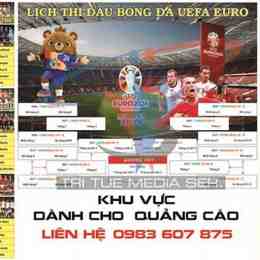 lịch thi đấu bóng đá euro 2016