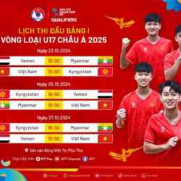 lịch thi đấu bóng đá u17 vòng loại châu á