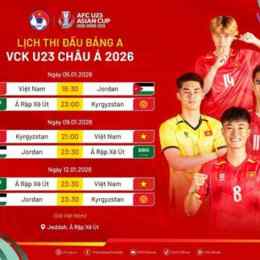 lịch thi đấu giải bóng đá aff cup 2026