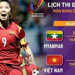 lịch thi đấu trận chung kết bóng đá nữ sea games