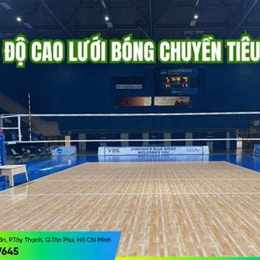 lưới bóng chuyền da nữ cao bao nhiêu