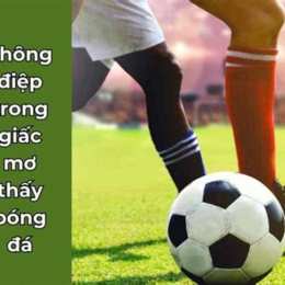 mơ thấy đá bóng