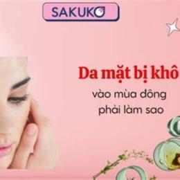 mùa đông da mặt bị bong tróc