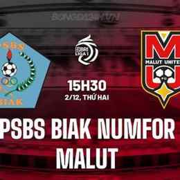 psbs biak gặp câu lạc bộ bóng đá malut united