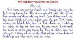 tính năng nổi bật bài văn kể về ước mơ làm cầu thủ bóng đá lớp 4