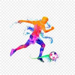 tính năng nổi bật cầu thủ bóng đá vector png