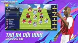 tính năng nổi bật code xây dựng 1 đội hình bóng đá