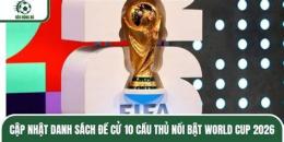 tính năng nổi bật danh sách bóng đá world cup