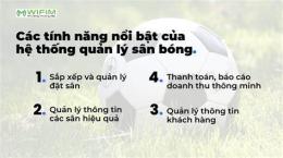 tính năng nổi bật đặt sân bóng đá