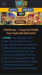 tính năng nổi bật five88 bóng đá uy tín casino