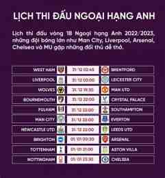 tính năng nổi bật lich bong da anh ngoai hang moi