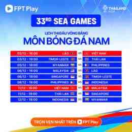 tính năng nổi bật lịch thi đấu bóng đá sea game 33 hôm nay