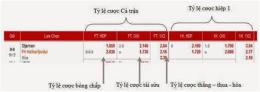 tính năng nổi bật tỷ lệ cá cược bóng đá việt nam-thái lan