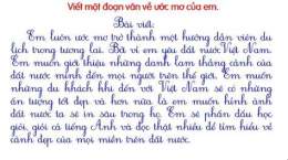 tính năng nổi bật viết đoạn văn về ước mơ đá bóng của em