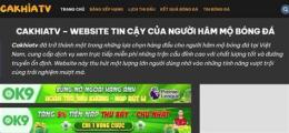 tính năng nổi bật xem bóng đá cakhiatv