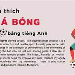 tôi thích đá bóng dịch sang tiếng anh