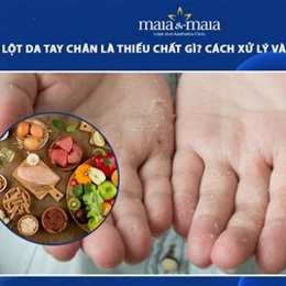 trẻ bị bong da chân là thiếu chất gì