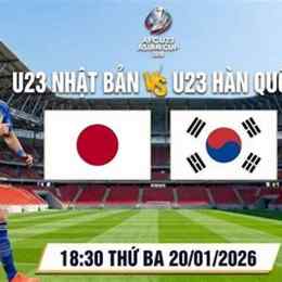 trực tiếp bóng đá u23 hàn quốc u23 nhật bản