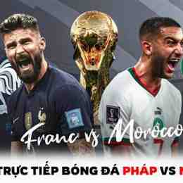 trực tiếp bóng đá world cup pháp và maroc