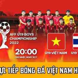 xem trực tiếp bóng đá u19 hôm nay